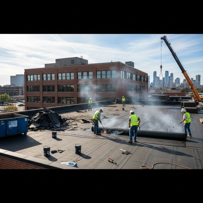 Commercial Roof Replacement detail